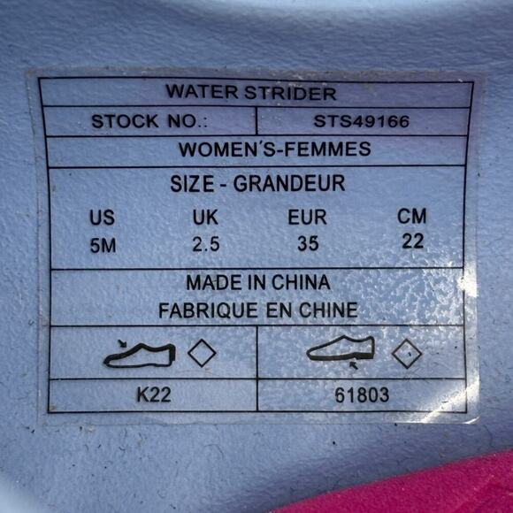 Sperry Water Strider Slip On Shoes Womens Size 5 Light Blue Waterproof Quick Dry - Picture 8 of 10